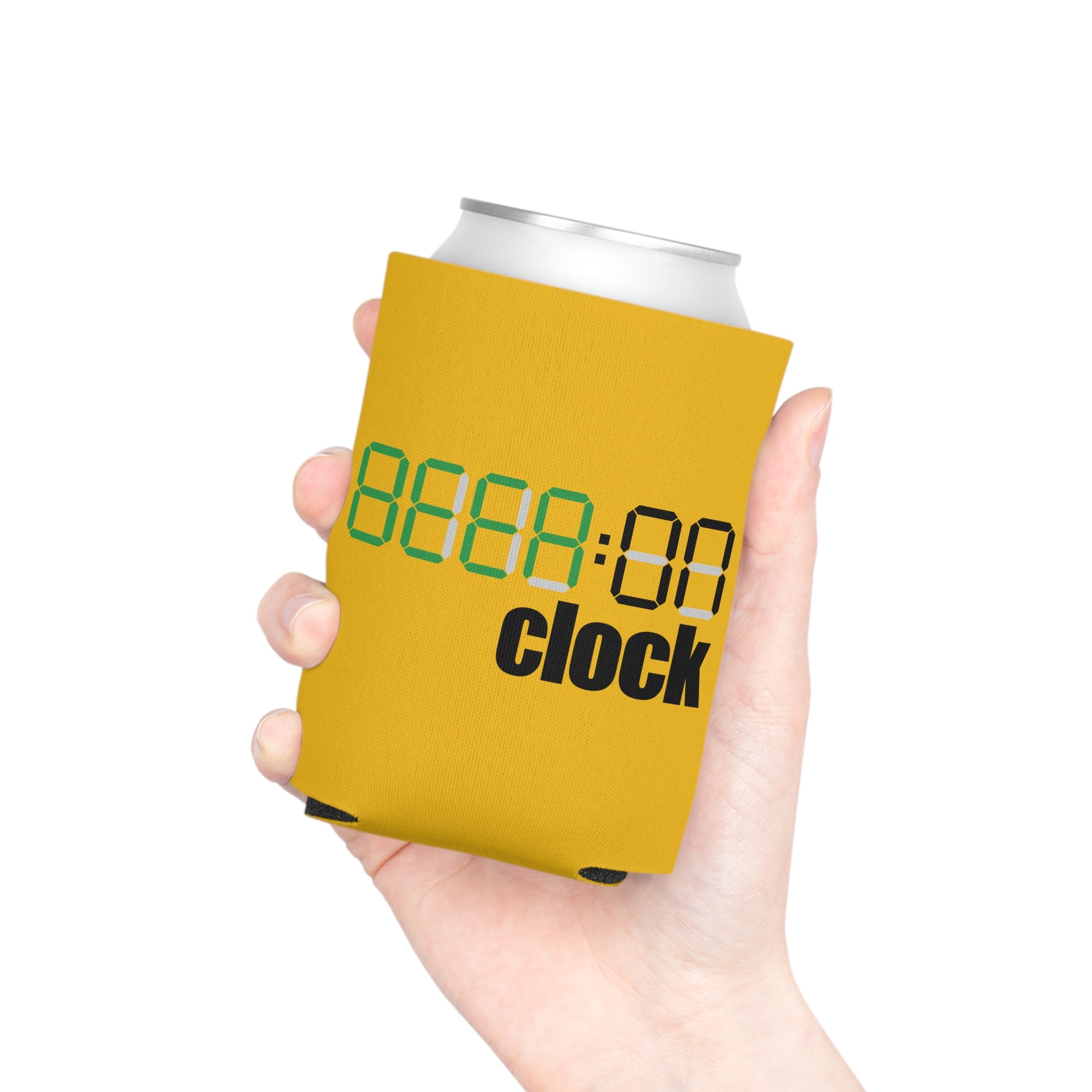 Beer On Clock Can Cooler - Fun Drink Sleeve, Perfect for Parties, Outdoor Events, Gifts for Dad, BBQs, Summer CelebrationB
