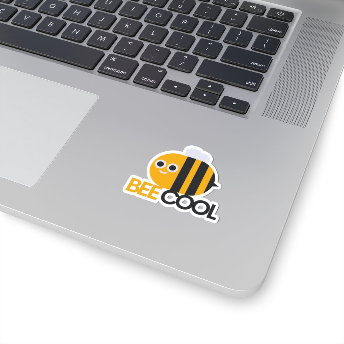 Bee Cool Kiss-Cut Stickers, Cute Bee Stickers, Laptop Stickers, Fun Vinyl Decals, Gifts for Bee Lovers