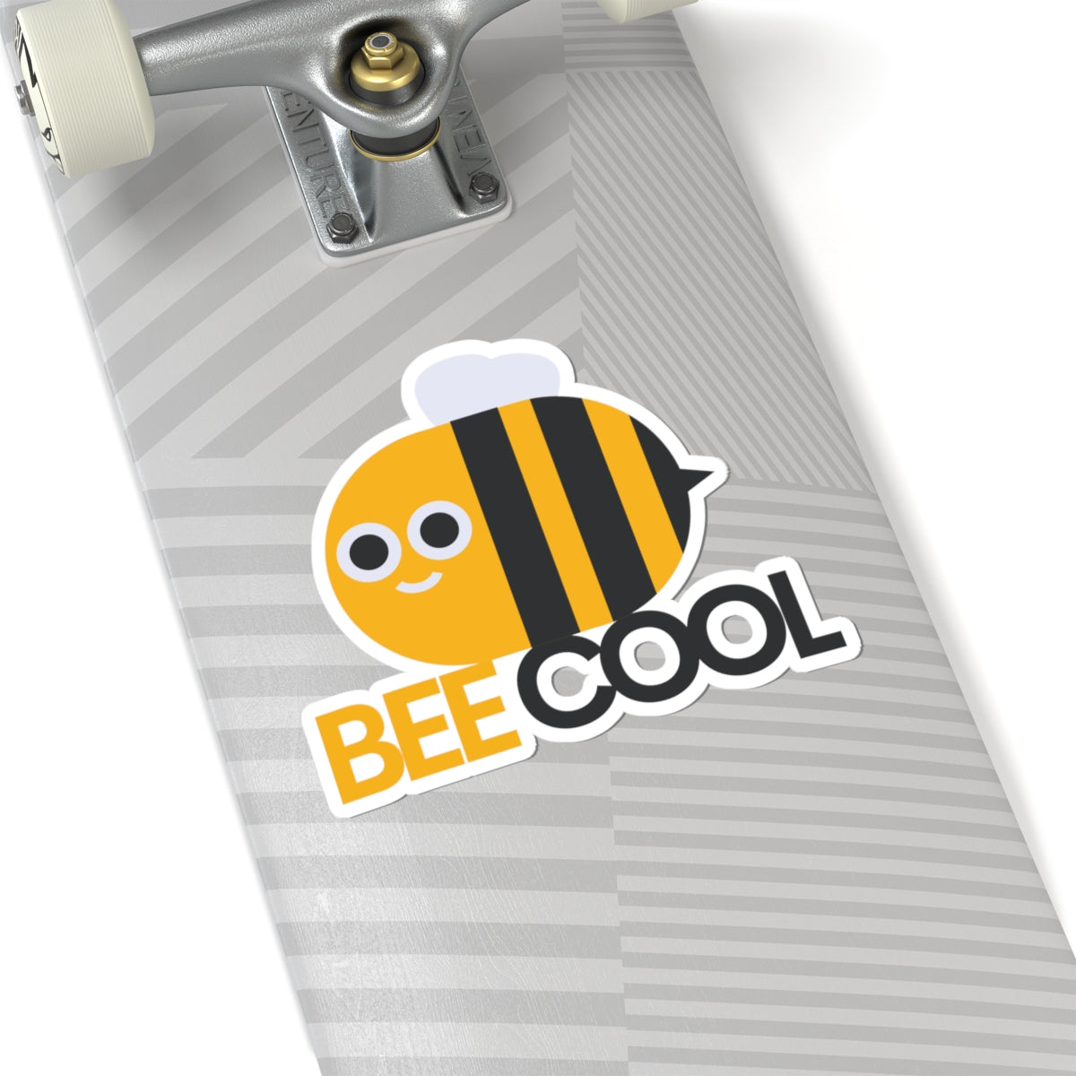 Bee Cool Kiss-Cut Stickers, Cute Bee Stickers, Laptop Stickers, Fun Vinyl Decals, Gifts for Bee Lovers
