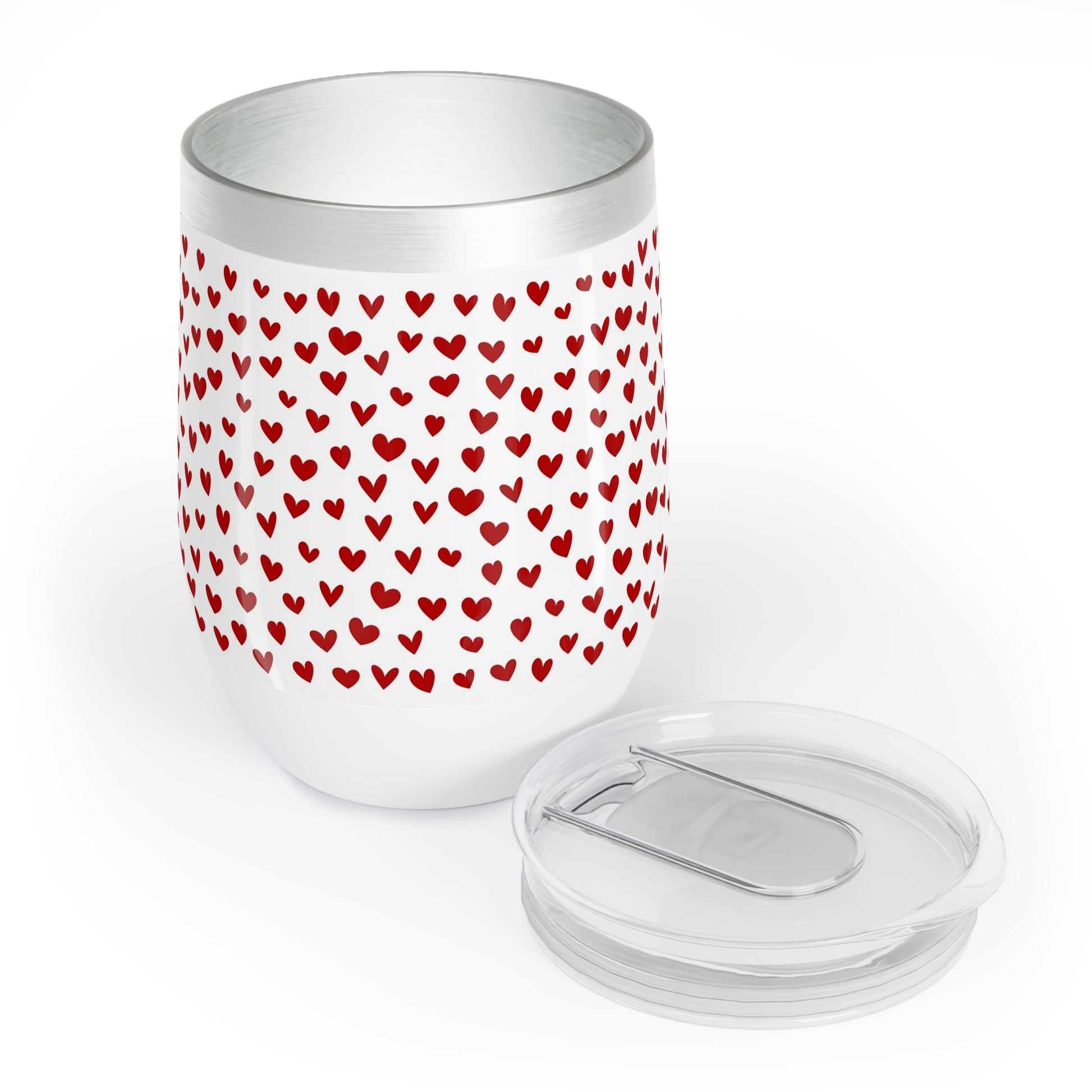 Chic Heart Pattern Wine Tumbler | Perfect Gift for Wine Lovers, Valentine's Day, Weddings, or Girls' Night Out, Travel-Friendly, [...]